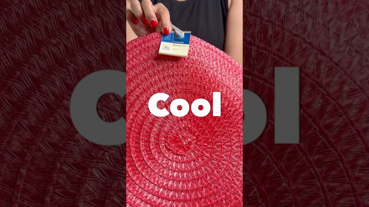 ￼ UNBELIEVABLY COOL DIY using a Dollar Tree placement #diy #dollartree #walldecor