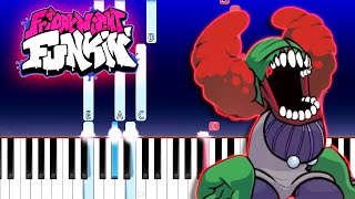 Madness - Friday Night Funkin (Tricky Mod) (Piano Tutorial)