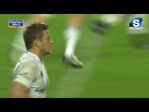 Jimmy Gopperth Penalty levels the score - Ospreys v Leinster 11th April 2014