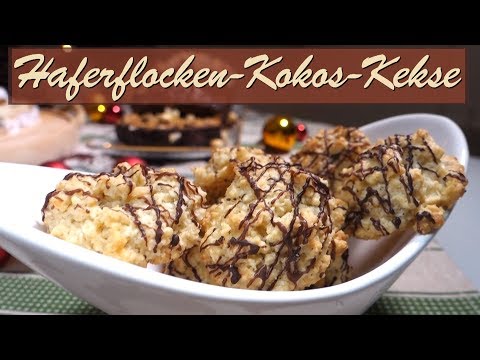 Haferflocken-Kokos-Kekse