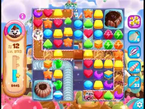 Cookie Jam Blast Level 893 - NO BOOSTERS 🍪 | SKILLGAMING ✔️