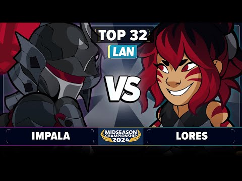 Impala vs Lores - Top 32 - Brawlhalla Midseason Championship 2024 - LAN 1v1