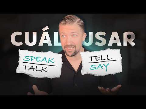 ¡No confundas estos 4 verbos básicos en inglés! (muchos lo hacen)