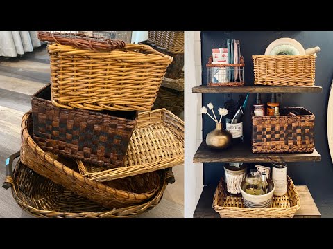 THRIFTING for Baskets | How To ORGANIZE Your Space | Save Money & Get Organized!