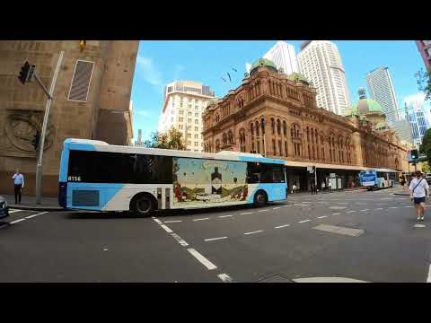 Market St to Pitt St Mall | Sydney Australia | Sydney Walking Tour