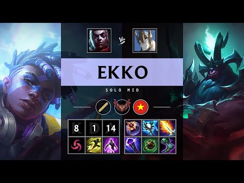 Ekko Mid vs Galio - VN Grandmaster Patch 25.S1.3
