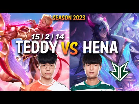 Teddy vs BRO Hena - Teddy VARUS vs APHELIOS ADC - KR Ranked