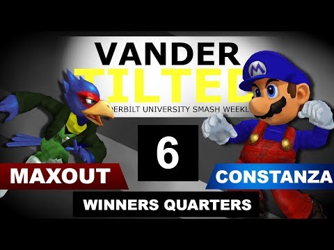 VanderTILTED #6 - Melee Singles - Costanza (Mario) VS Maxout (Falco) - Winners Quarters