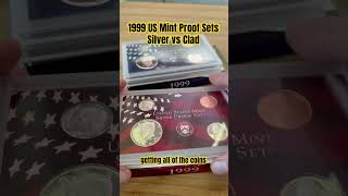 1999 US Mint Proof Coin Sets Silver Coins vs Clad Beginner Friendly Coin Collector Information