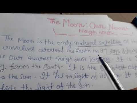 The moon | Our Nearest neighbor | Only Natural satellite of the earth | Science | Facts