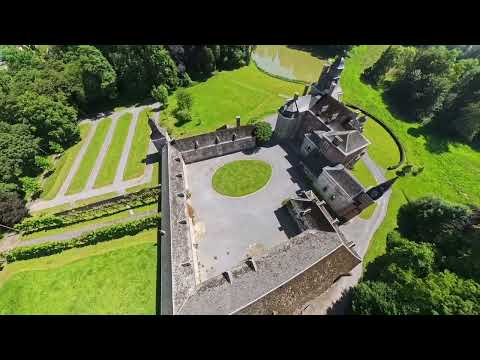 survol du château de Tinlot