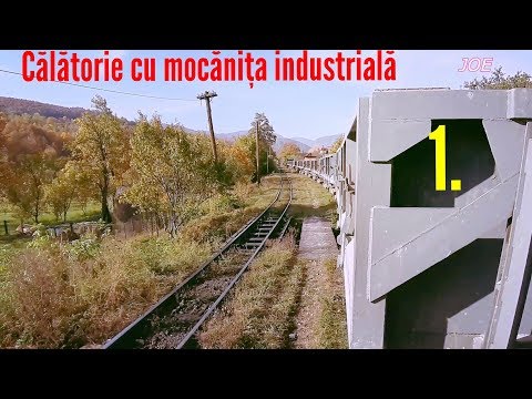Calatorie cu mocanita industriala, spre cariera de piatra