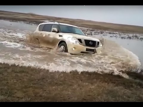 Nissan Patrol Off road 4x4 Test - Mud Water Snow Drift Compilation