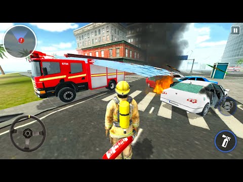 Emergency Rescue Services Simulator #3 - Policeman and Firefighter - Android Gameplay