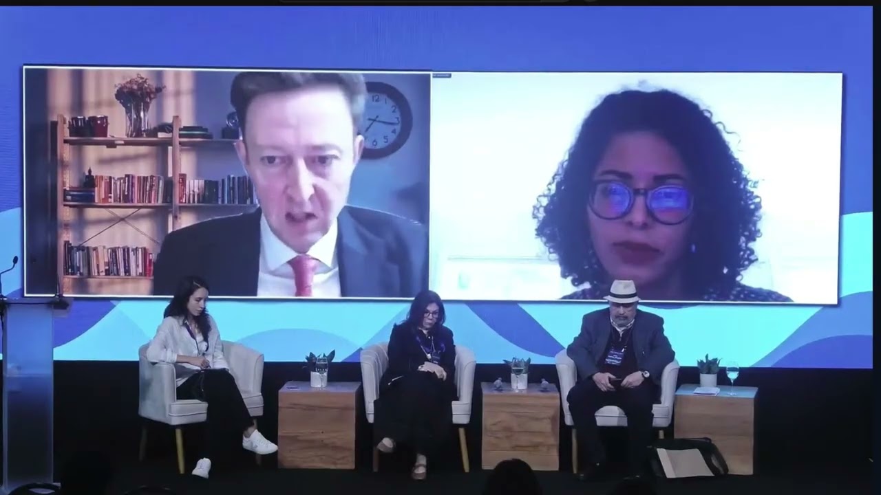David White, Director-Advocacy and Communications speaks at a panel on Ocean-Climate Nexus