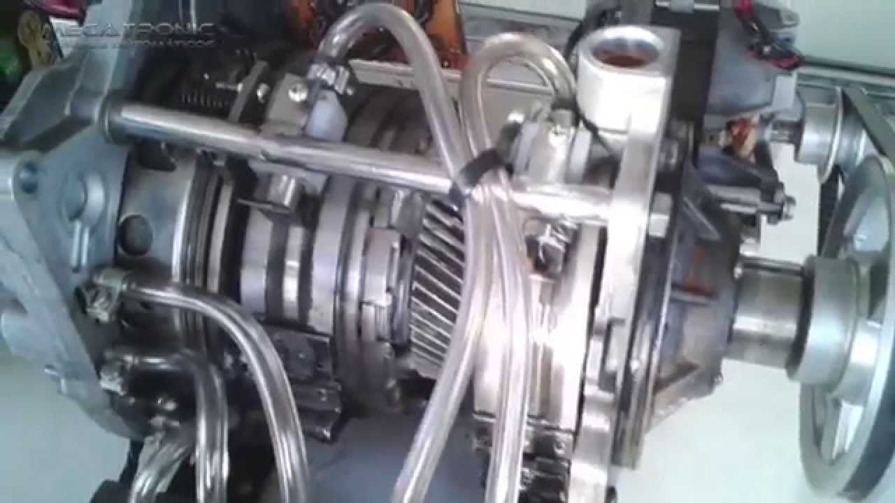 Câmbio automático funcionando aberto Renaut Peugeot Citroen