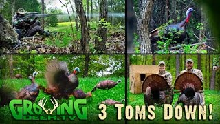 Killer 2016 Turkey Hunting Using Long Beard Logic! (#336) @GrowingDeer.tv