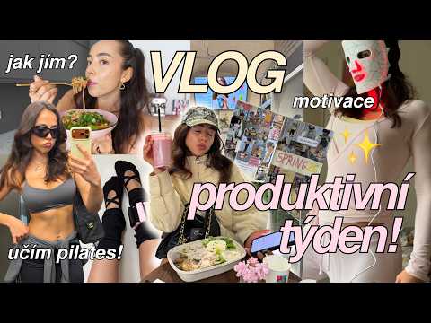 PRODUKTIVNÍ TÝDEN V MÉM ŽIVOTĚ! ✨ | lekce pilates, moje práce & workout rutina