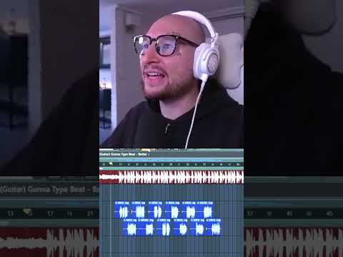 LIL LANO AUF GITARRE 🎸🔥#lillano #ananaskopf  #deutschrap #flstudio