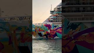 Norwegian Aqua 🛳️ #cruiseship #cruise #vacation #shorts #short #yt #like #share #comment #subscribe