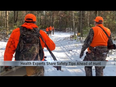 Health experts share safety tips ahead of deer hunt