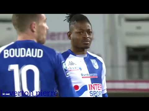 Gade kijan leverton pierre ap frape jwè  yo a tè pil sou pil