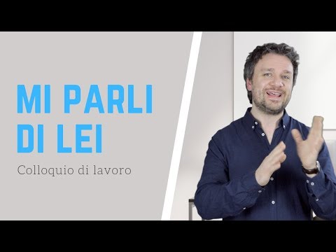 Quando il selezionatore domanda: mi parli di lei