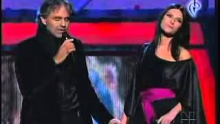 Andrea Bocelli y Laura Pausini " Vive Ya " (En Vivo)
