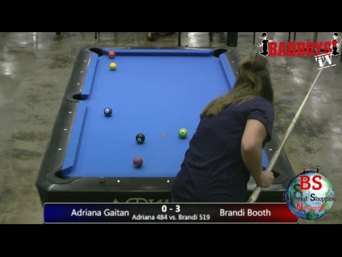 2019 Texas State BCAPL - 8-Ball Women's Open Singles - Adiana Gaitan vs. Brandi Booth