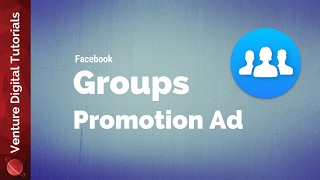NEW Facebook Promote Group Ad - How To