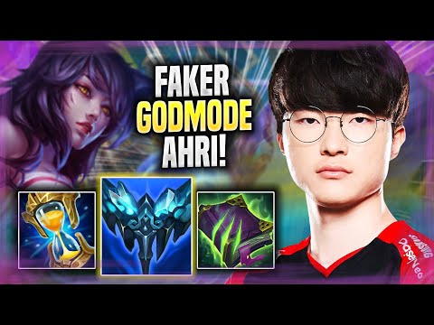 FAKER LITERALLY GOD MODE WITH AHRI! - T1 Faker Plays Ahri MID vs Orianna! | Season 2022