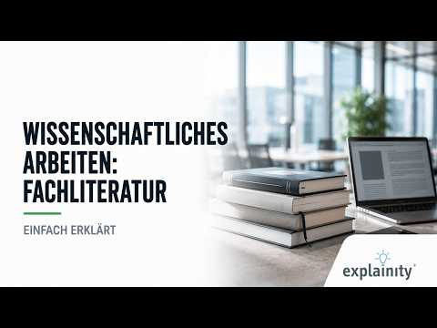 Wissenschaftliches Arbeiten &ndash; Fachliteratur