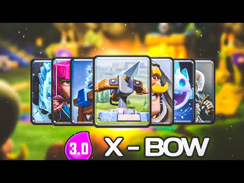 x-bow 3.0 vs hard counters - clash royal