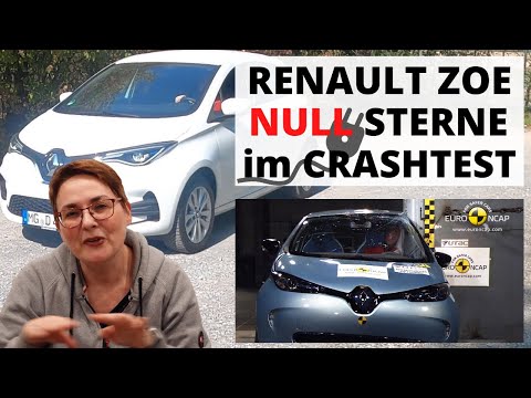 Renault ZOE NCAP Crashtest 2021: Facelift DURCHGEFALLEN