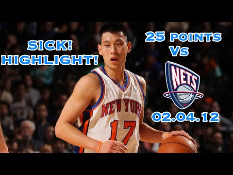 Knicks' Jeremy Lin 25 POINTS VS NETS! (FULL HIGHLIGHT) #Jlinthrowback