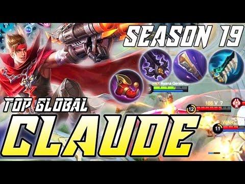 Claude brutal damage new skin Blazing trace Gameplay | claude build | top global claude ~ mobaplays
