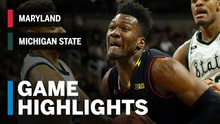 Highlights: Maryland at Michigan State