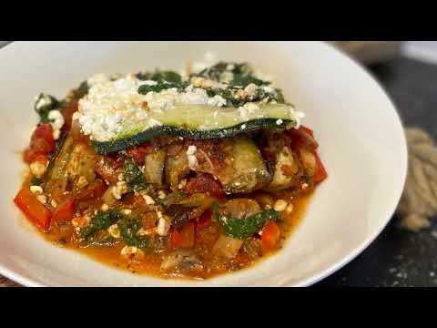 Groentenlasagne met hüttenkäse (MM 647)