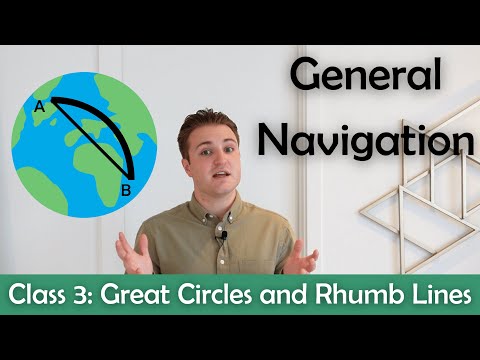 ATPL General Navigation - Class 3: Great Circles and Rhumb Lines.