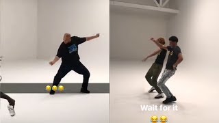 Lonzo, LaVar & LaMelo Ball Dance to Michael Jackson and Hit the Quan on Instagram Live