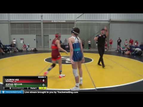 97 Lbs Round 4 (6 Team) - Lauryn Vee, Wisconsin Vs Sophia Bellus, Minnesota F70e