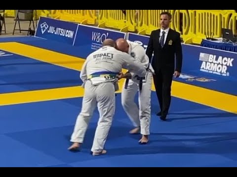 Ultra Heavyweight Blue Belt Loses By Points to 2024 World Champion IBJJF Masters International