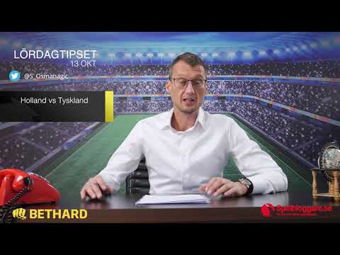 Speltips: Holland - Tyskland & Irland - Danmark 13/10
