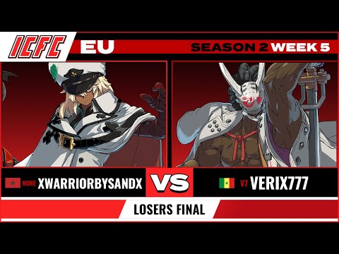 XWarriorBySandX (Ramlethal) vs. Verix777 (Nagoriyuki) Losers Final - ICFC EU GGST Season 2 Week 5