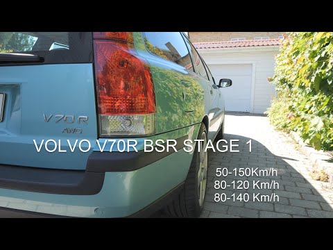 Volvo V70 R II 2004 BSR tuned | 50-150 Km/h + 80-120 Km/h and 80-140 Km/h