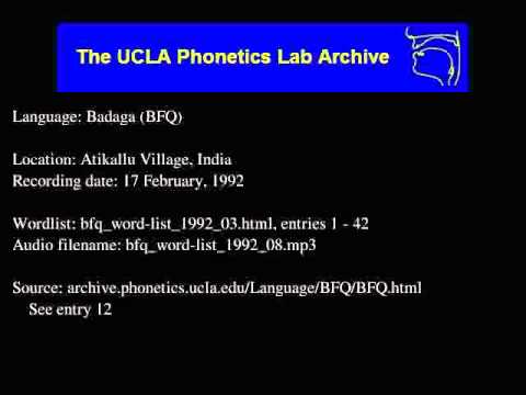Badaga audio: bfq_word-list_1992_08