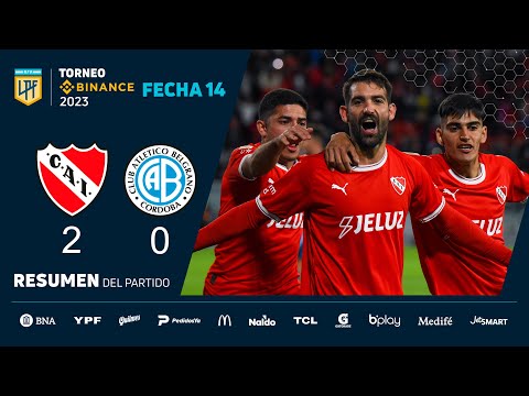 #TorneoBinance 2023 | Fecha 14 | resumen de Independiente - Belgrano