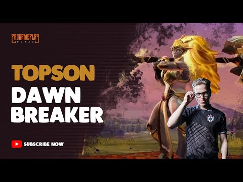 Topson Dawnbreaker Mid Lane Dota 2 | Ranked Match | Gameplay