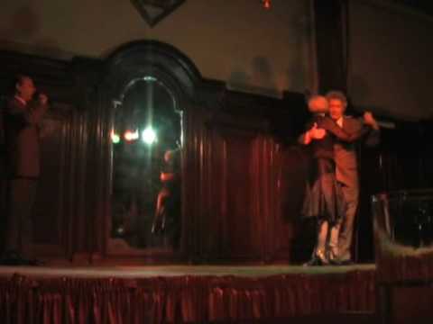  Alberto Dassieu  and  Jan La Salle  are  dancing  to  the  tango  "  Bailarin Compadrito  "