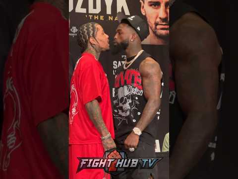 Gervonta Davis STEPS to Frank Martin in HEATED first face off at press conference!